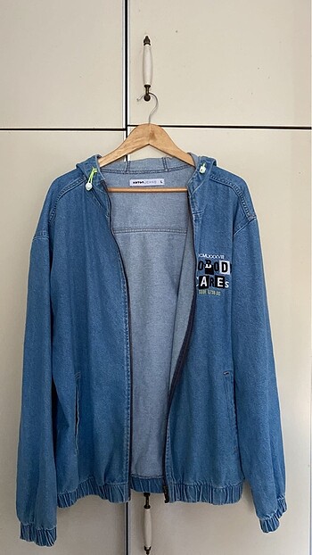 kot jeans ceket oversize