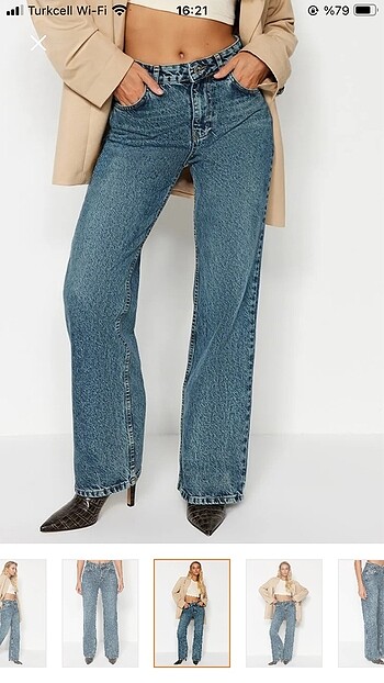 Trendyol & Milla vintage yüksek bel jean