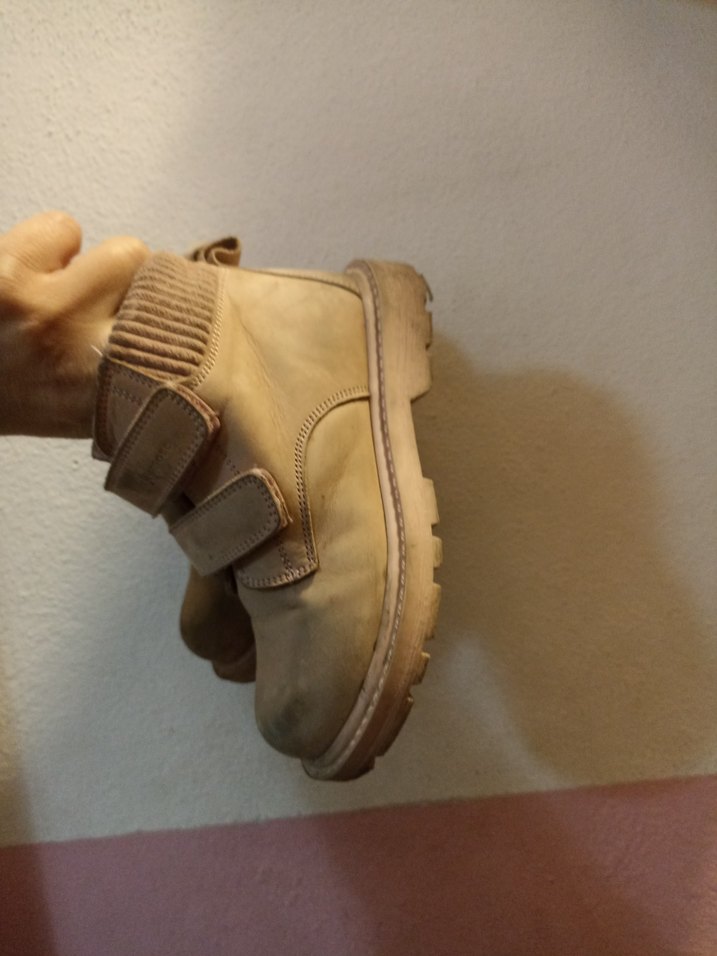 Bej kız Çocuk Biker Bot - Görsel 2