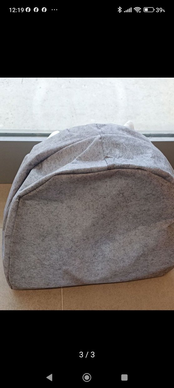 Gri Kedi Yatağı Kışlık Kulübe - Görsel 3