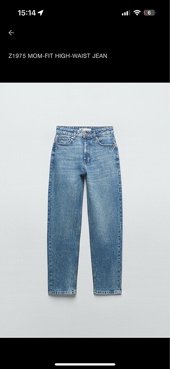 Zara mom jean