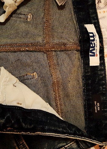 Mavi erkek jean - Görsel 3