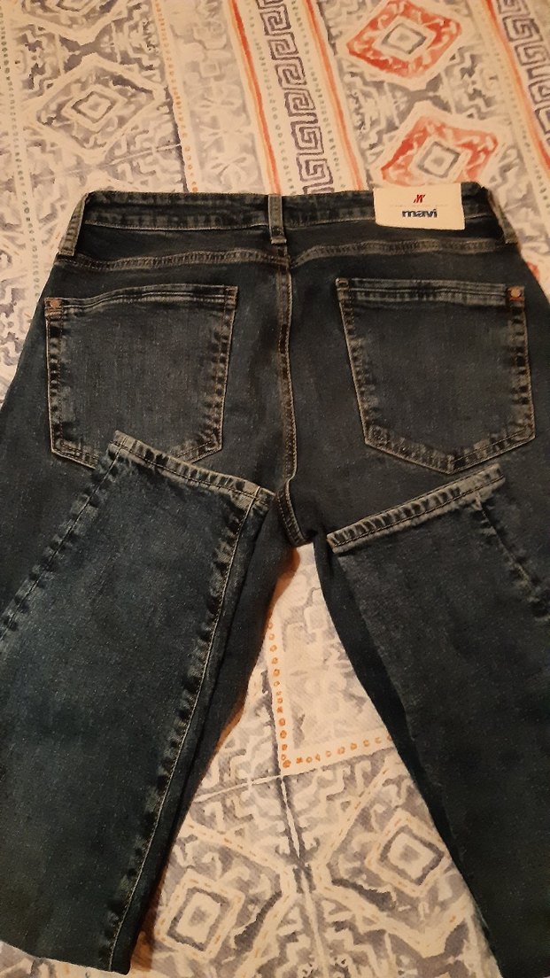 Mavi erkek jean - Görsel 2