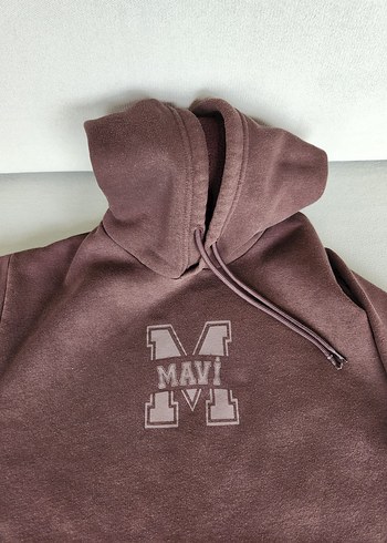 Kahverengi Kapüşonlu Erkek Sweatshirt - Görsel 2