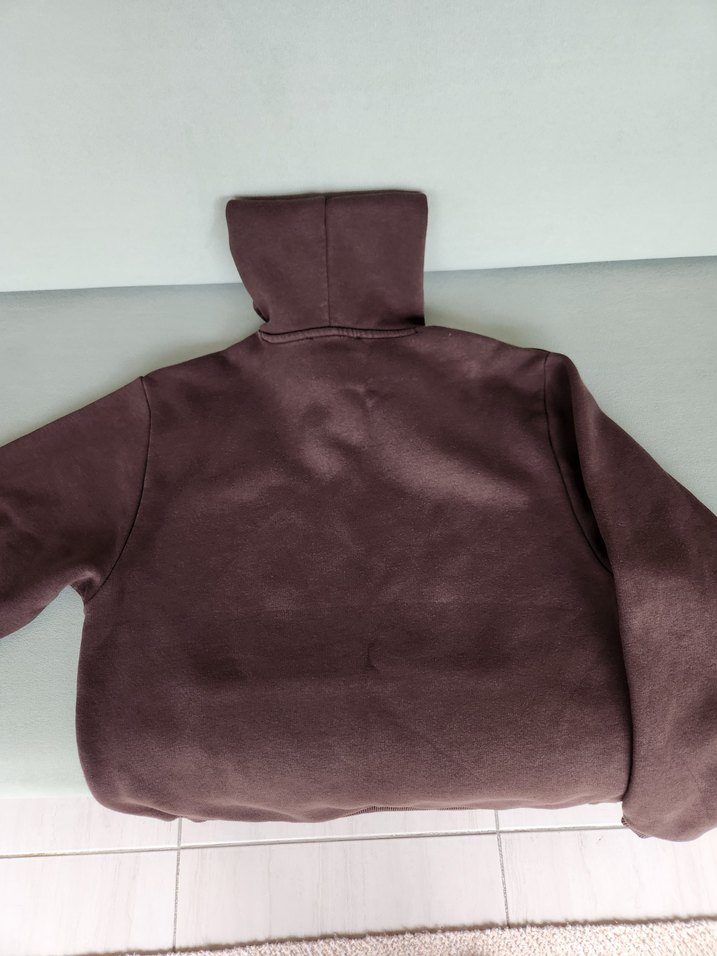 Kahverengi Kapüşonlu Erkek Sweatshirt - Görsel 3