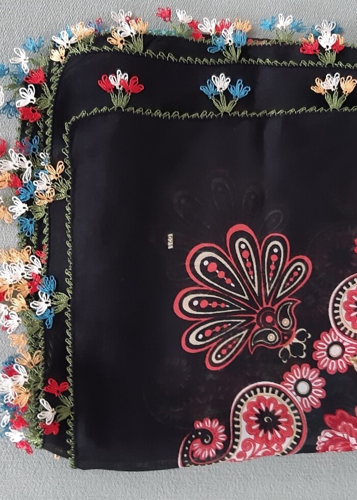 İğne oyası tülbent - Görsel 2