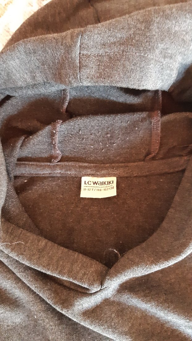 Gri Çocuk Uzun Kollu Sweatshirt - Görsel 3