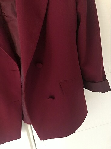 m Beden bordo Renk Blazer ceket
