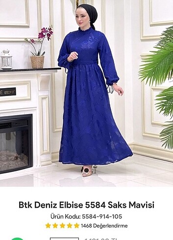 m Beden mavi Renk Şık elbise