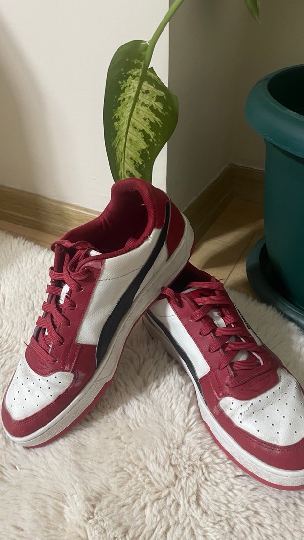 Kırmızı Puma  Spor Ayakkabı - Görsel 3