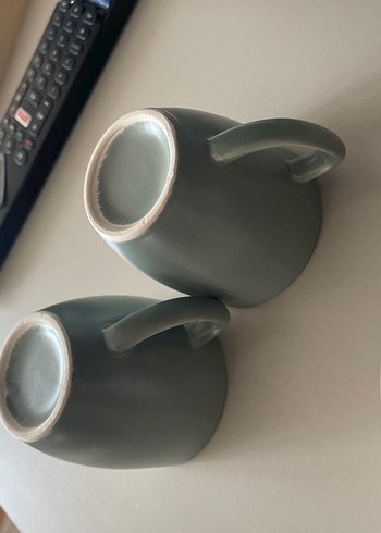 Pastel Yeşil Seramik Fincan ve Tabak - Görsel 9