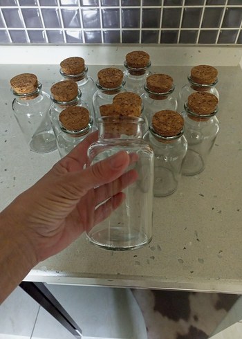 Paşabahçe Tıpalı Küçük Cam Kavanoz Seti