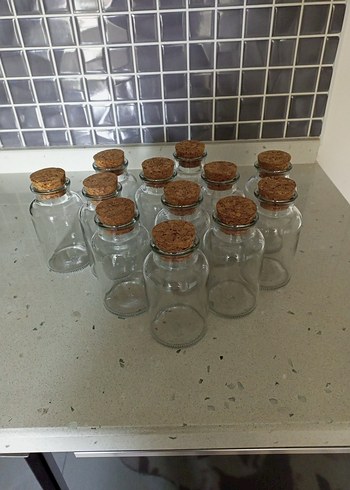 Tıpalı Küçük Cam Kavanoz Seti