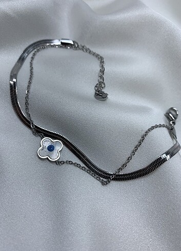Diğer Van Cleef Boncuklu Çelik Bileklik