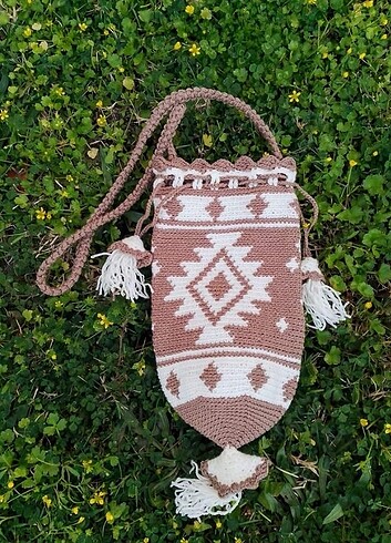  Beden Kilim Desenli Heybe Yazlık Çanta