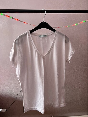 Beyaz basic tişört