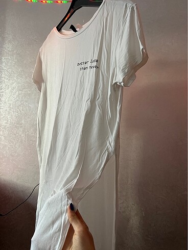 H&M H&M beyaz tişört uzun