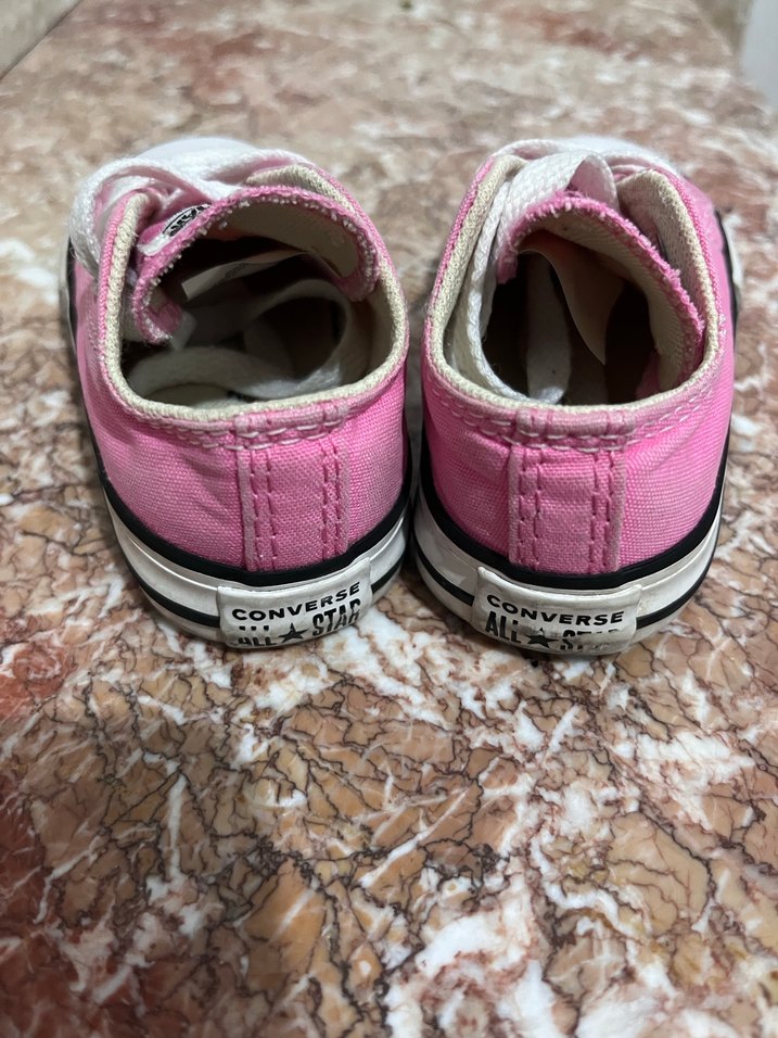 Pembe Bağcıklı Converse Kız bebek Spor Ayakkabı - Görsel 4