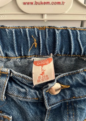 Koton kız bebek jean pantolon - Görsel 4