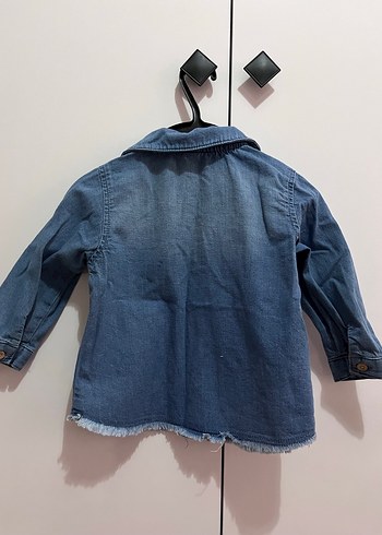 LCW kız bebek jean gömlek - Görsel 4