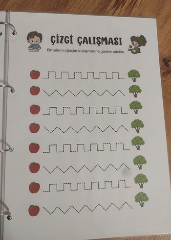 Beden Çocuk Silinebilir Çizgi Çalışma Kitabı