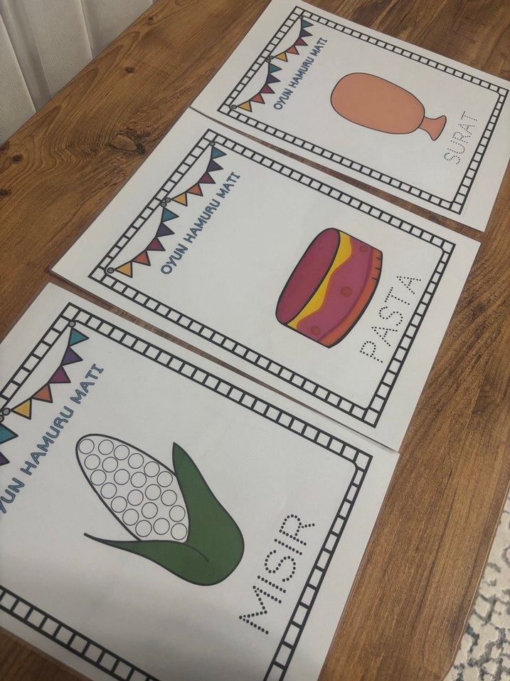 Oyun Hamuru Matları Etkinlik - Görsel 2