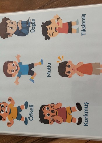 Duyguları Öğreten Çocuk Poster Kitap - Görsel 4