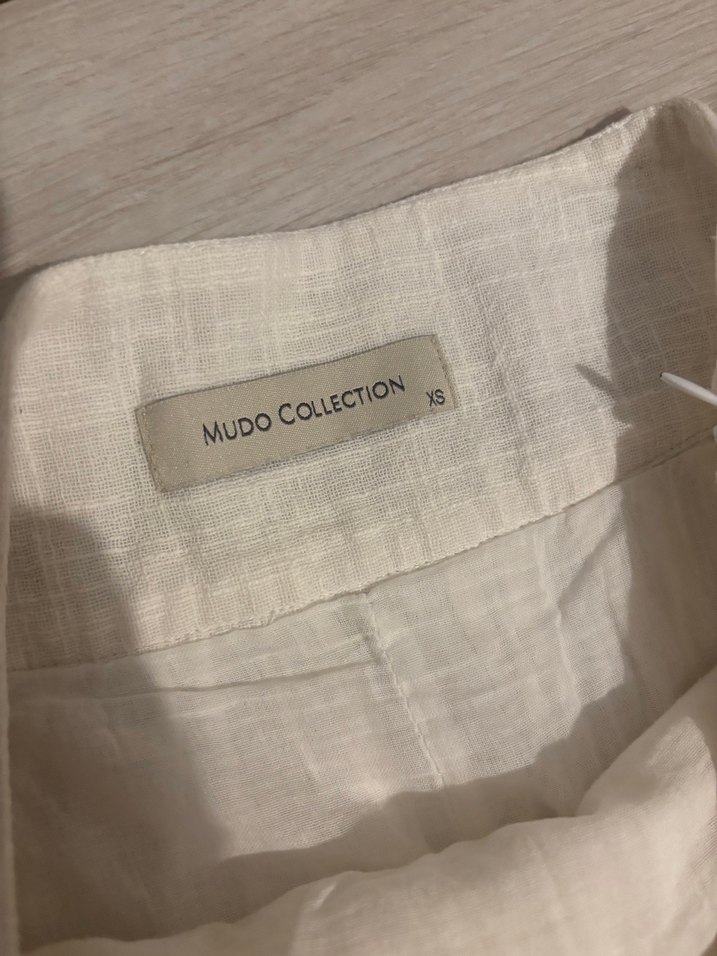 Beyaz Mini Pliseli Etek - Görsel 2