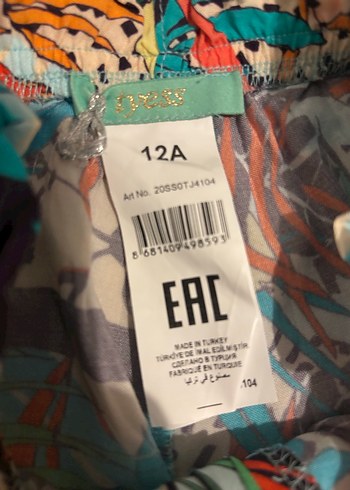 Renkli Bohem Mini Pliseli Erkek Mayo - Görsel 2