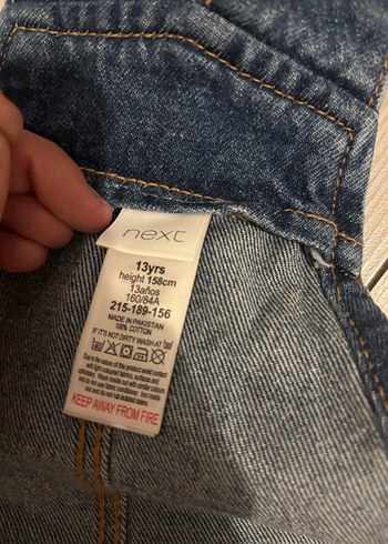 Lacivert Denim Tulum - Görsel 2