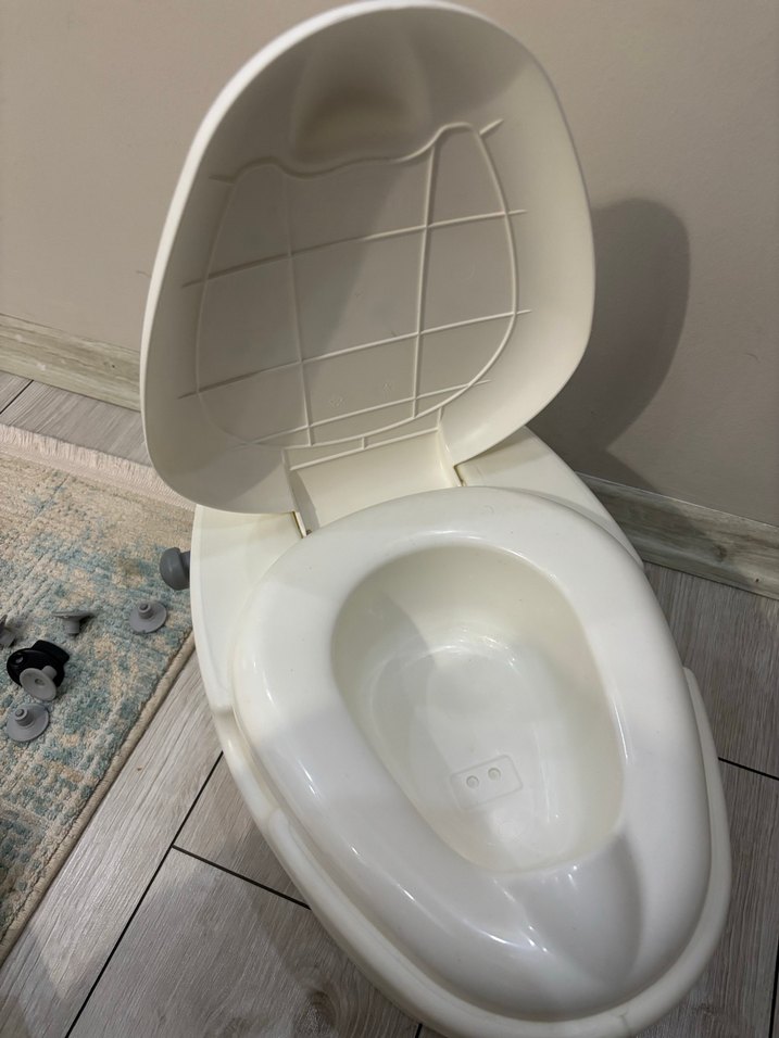 Kedi Figürlü Bebek Tuvalet Lazımlık - Görsel 2