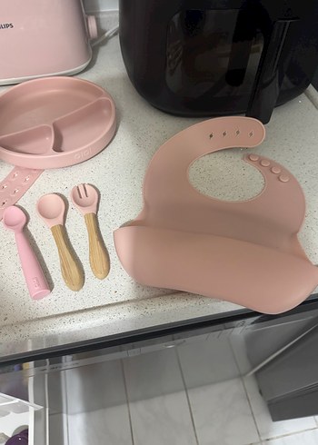 OiOi Oioi Pembe Silikon Bebek Mama Seti