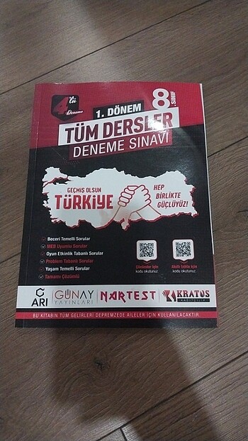 LGS HAZIRLIK 1.DÖNEM TÜM DERSLER DENEME SINAVİ