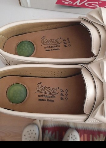 Beyaz Fiyonklu Kız Çocuk Loafer Ayakkabı - Görsel 2