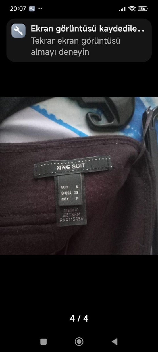 Düz Siyah Midi Etek - Görsel 3