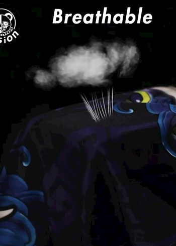 Musion Desenli Erkek Mavi Beanie kar maskesi - Görsel 5