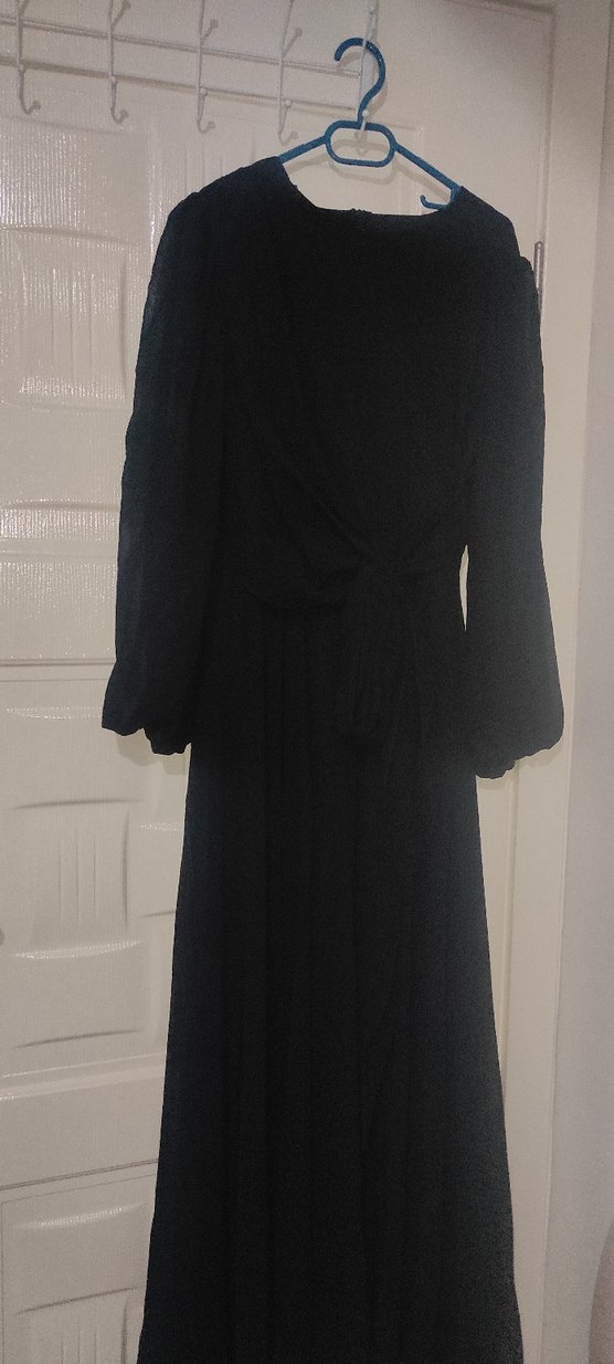 Tesettür Abiye Gece Elbisesi Uzun Elbise - Görsel 2