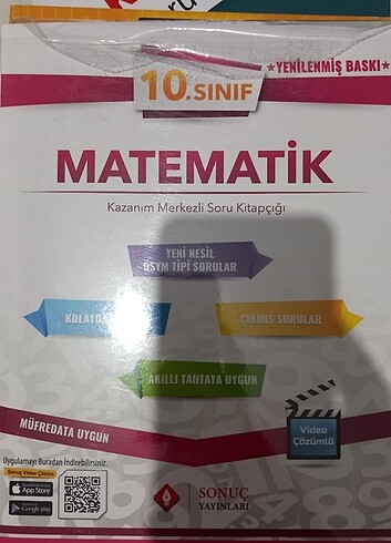 10. Sınıf sonuc yayinlari matematik seti