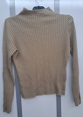LC Waikiki Bej Balıkçı Yaka Kadın Triko Kazak bluz