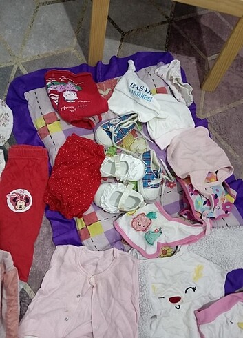 Toplu kız bebek eşyalatı