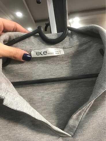 xs Beden gri Renk Gri crop