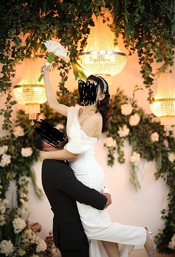 m Beden beyaz Renk Söz nikah elbisesi