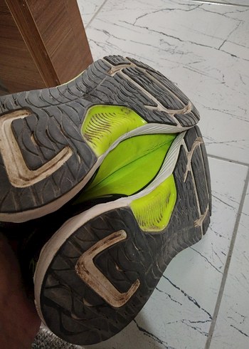 Sarı Erkek Koşu Ayakkabısı Velcro Bağcıklı 46 numara - Görsel 7