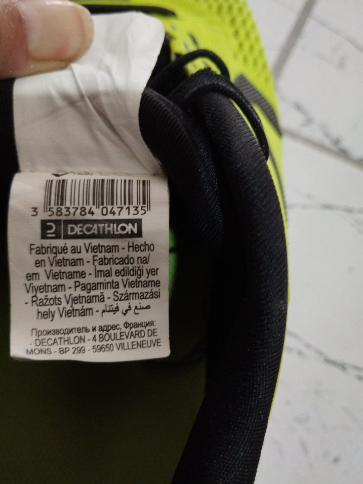 Sarı Erkek Koşu Ayakkabısı Velcro Bağcıklı 46 numara - Görsel 5