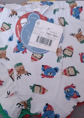 Çocuklar için renkli baskılı boxer - Görsel 2