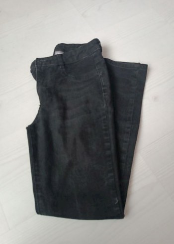 Siyah Normal Kesim Kadın Kot Pantolon - Görsel 4