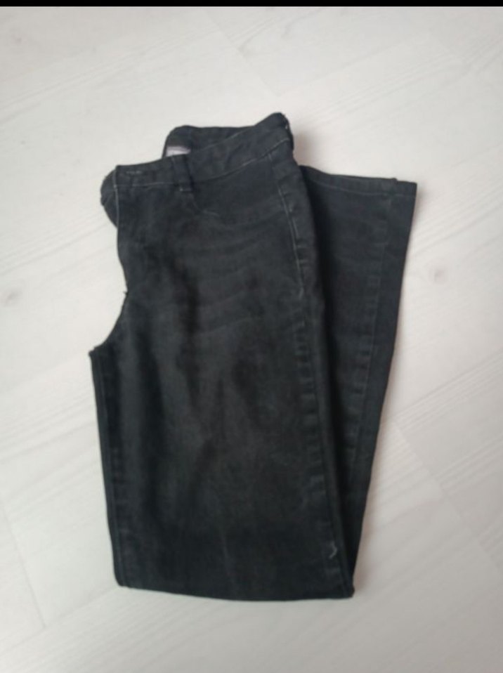 Siyah Normal Kesim Kadın Kot Pantolon - Görsel 5