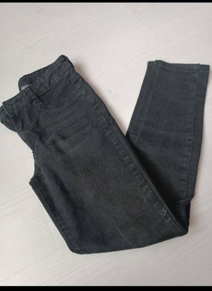 Siyah Normal Kesim Kadın Kot Pantolon - Görsel 3