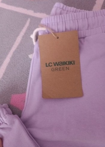 Mor Pastel Pamuk Rahat Kesim Kadın Eşofman - Görsel 2