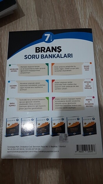  7 sınıf zeka küpü Türkçe soru bankası